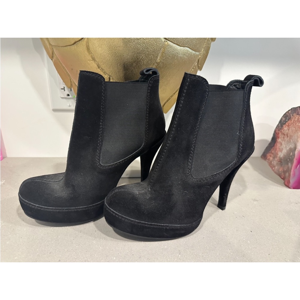 Pedro Garcia Black Suede Booties